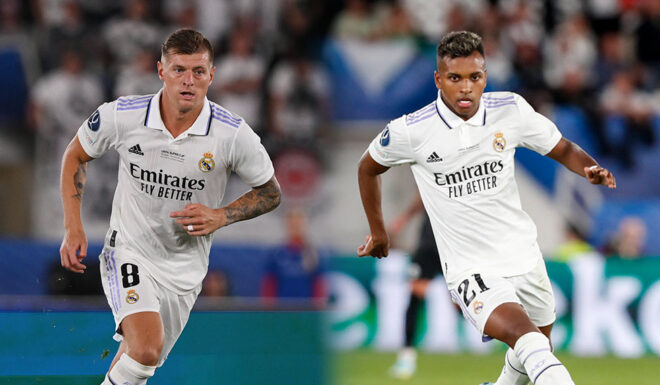 Rodrygo Toni Kroos Real Madrid