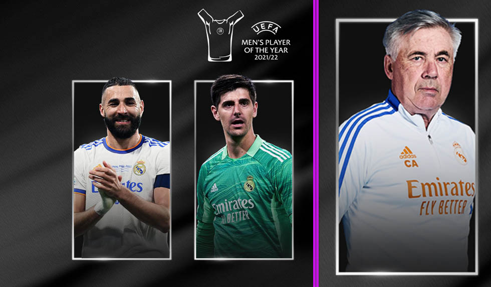 benzema courtois ancelotti