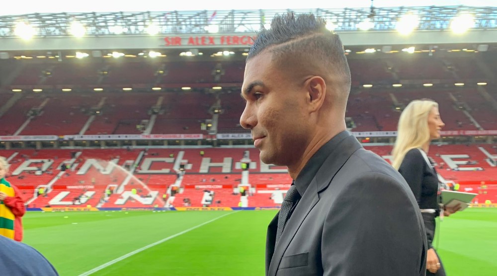 casemiro old trafford manchester united