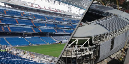 estadio santiago bernabeu umbau obras august 2022 real madrid