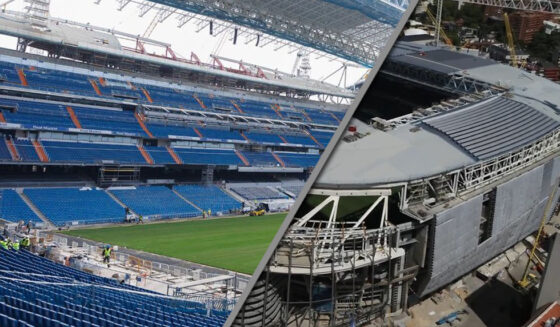 estadio santiago bernabeu umbau obras august 2022 real madrid