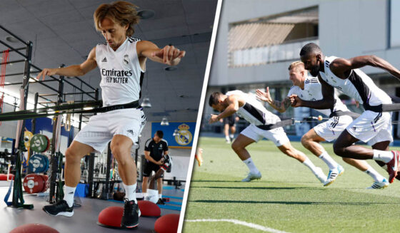 modric rüdiger training modric rüdiger training