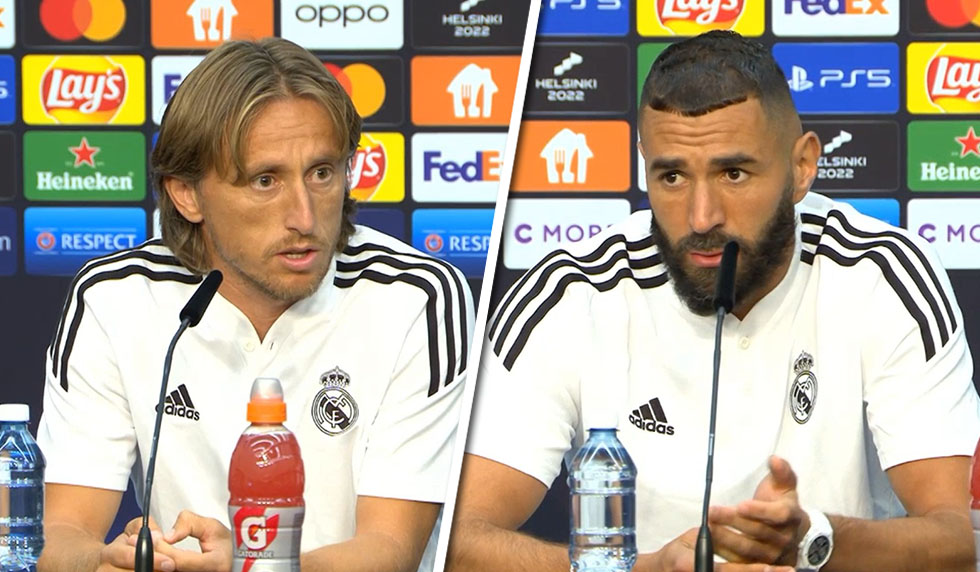 Karim Benzema Luka Modric Real Madrid