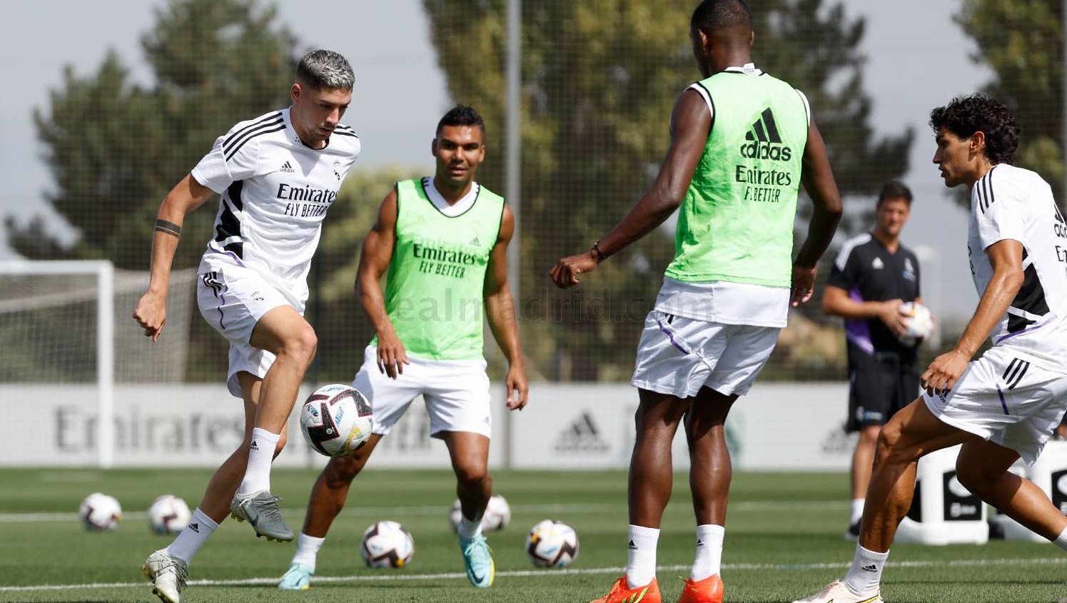 real madrid training valverde