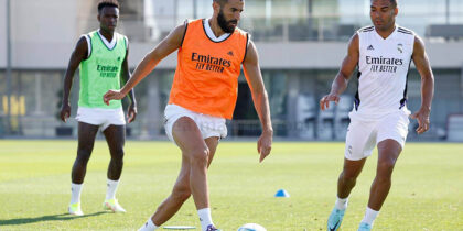 training benzema casemiro