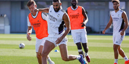 training kroos benzema