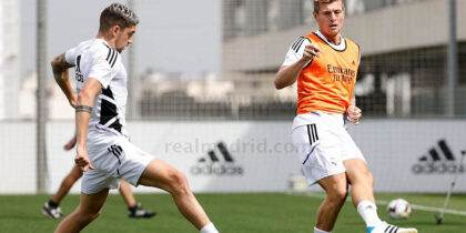 valverde kroos training