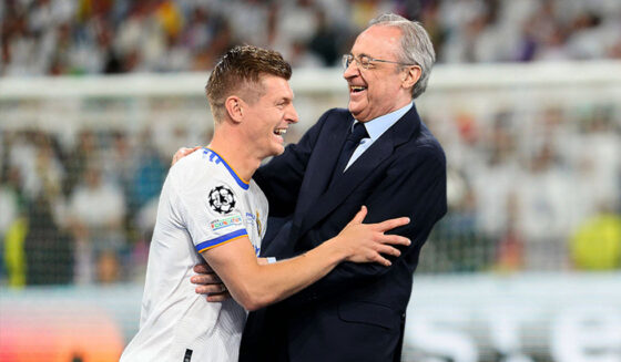Toni Kroos Florentino Perez Real Madrid