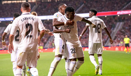 Vinicius im Derby Vinicius im Derby
