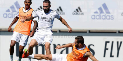 vinicius tobias carvajal nacho training