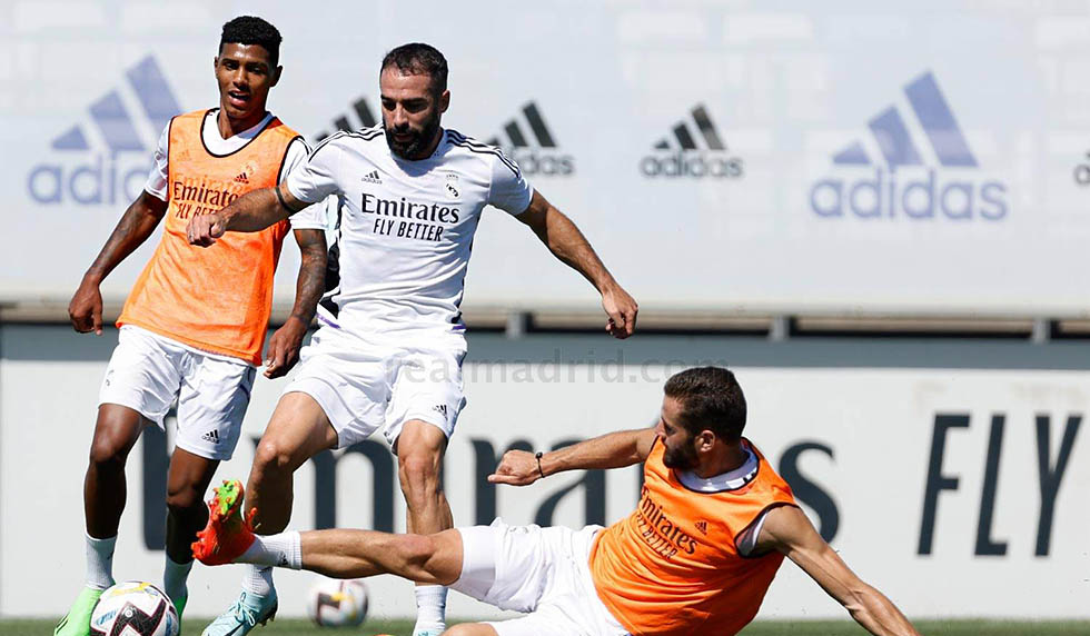 vinicius tobias carvajal nacho training