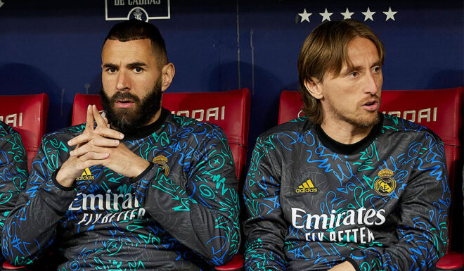 Karim Benzema Luka Modric Real Madrid