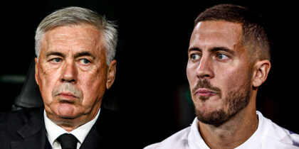 Carlo Ancelotti Eden Hazard Real Madrid