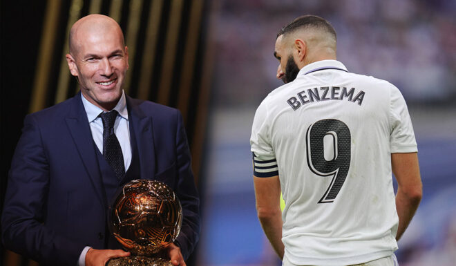 Zinedine Zidane Karim Benzema Ballon d'Or