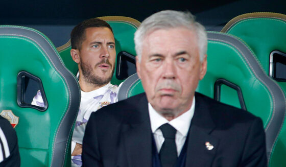 Eden Hazard Carlo Ancelotti Real Madrid