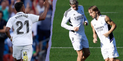 Rodrygo Luka Modric Fede Valverde Real Madrid