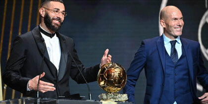 benzema zidane ballon dor gala