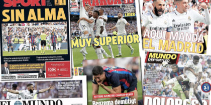 clasico pressestimmen real madrid fc barcelona 2022 23