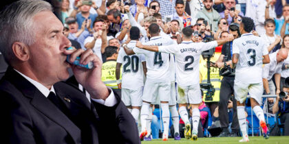 collage ancelotti team jubel