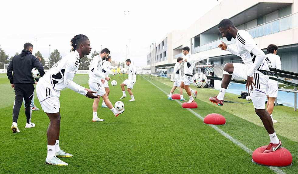 training camavinga rüdiger