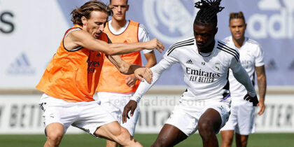 training modric camavinga