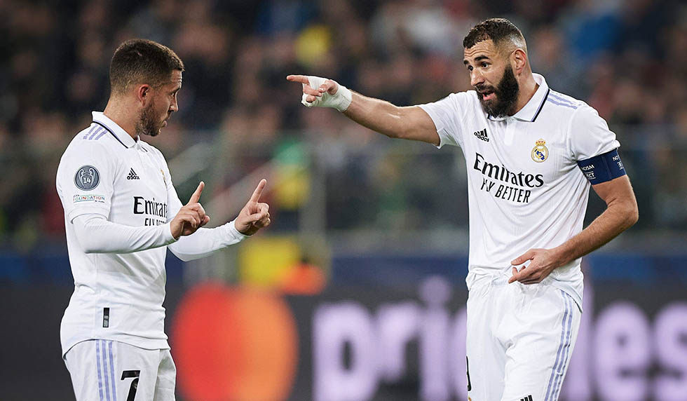 Eden Hazard, Karim Benzema