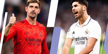 Thibaut Courtois Marco Asensio Real Madrid