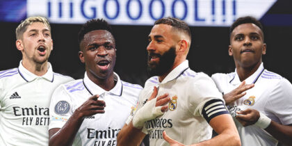 Real Madrid Benzema Vinicius Rodrygo Valverde