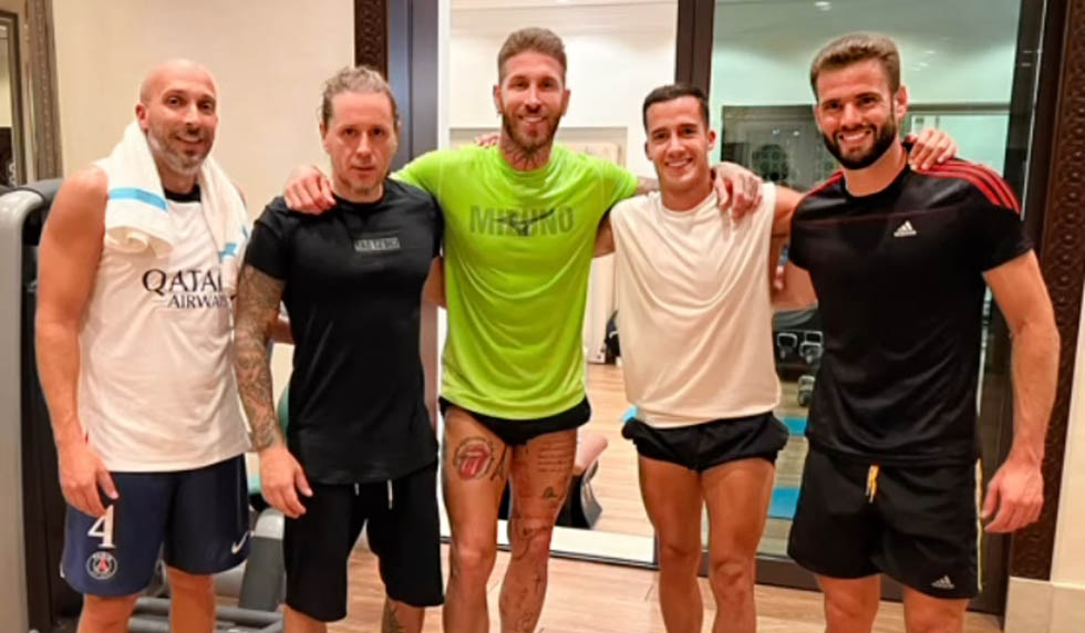 sergio ramos nacho lucas vazquez