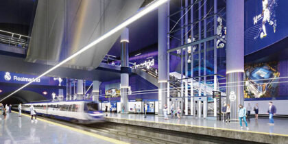 ubahn metro madrid bernabeu