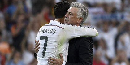 Cristiano Ronaldo Carlo Ancelotti Real Madrid