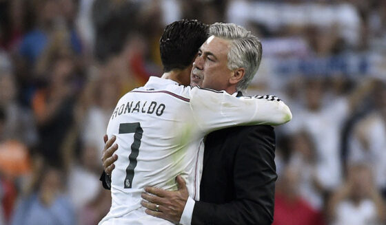 Cristiano Ronaldo Carlo Ancelotti Real Madrid