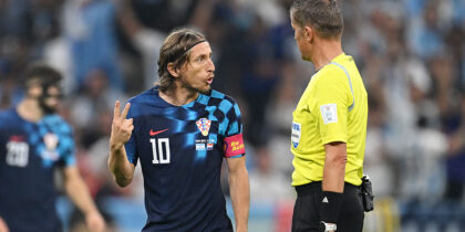 Luka Modric Daniele Orsato WM 2022