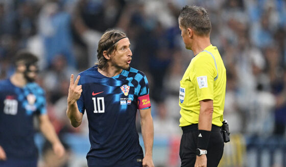 Luka Modric Daniele Orsato WM 2022