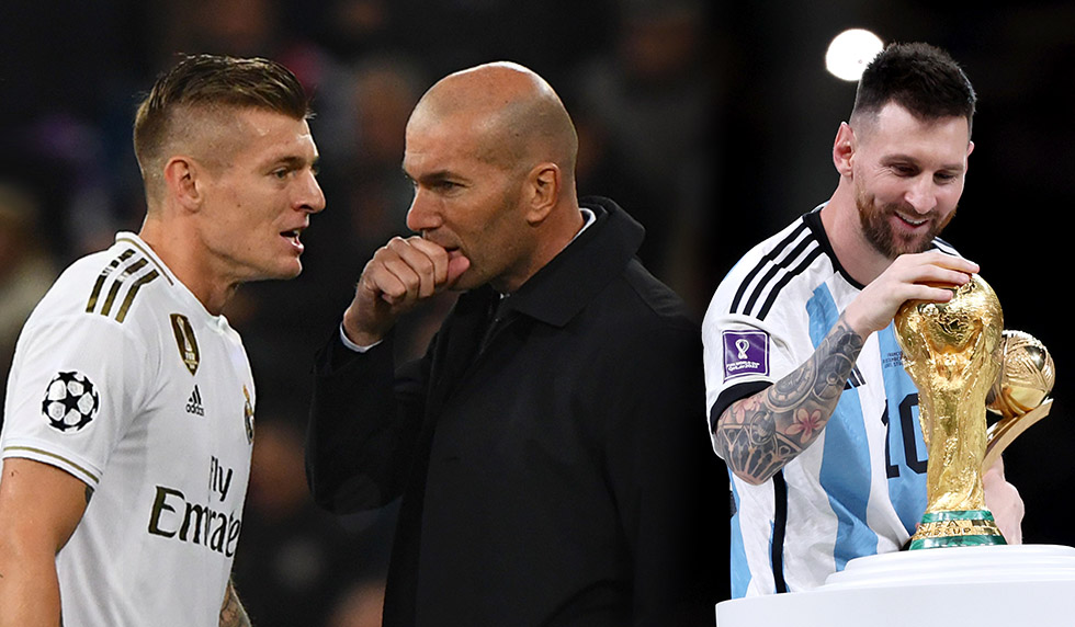 Toni Kroos Zinedine Zidane Lionel Messi WM 2022