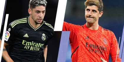Federico Valverde Thibaut Courtois Real Madrid