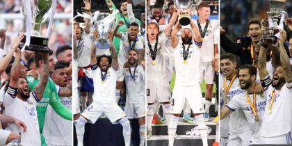 real madrid collage 2022 titel pokal