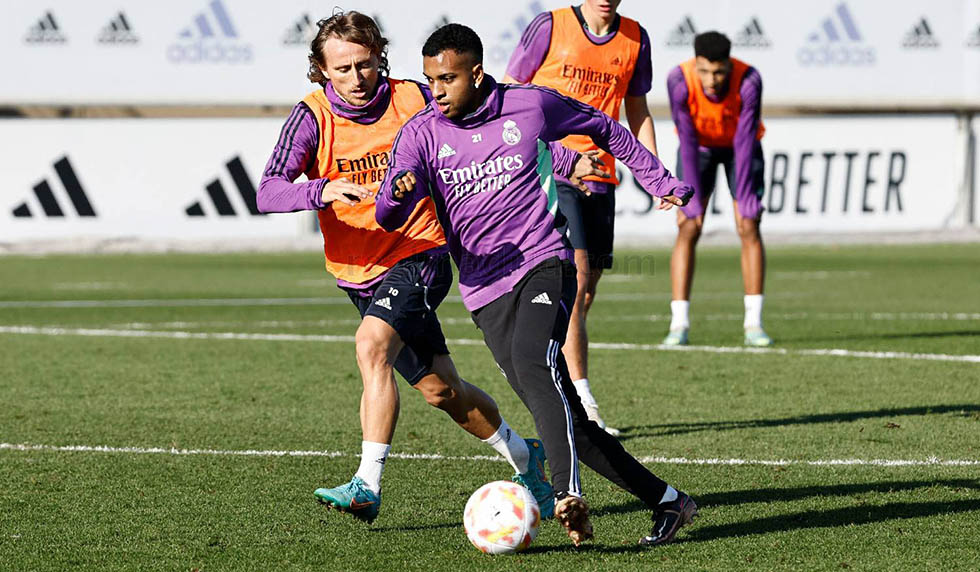 training modric rodrygo