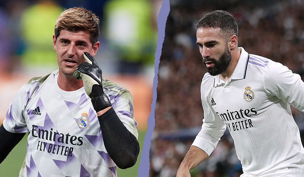 Thibaut Courtois Daniel Carvajal Real Madrid