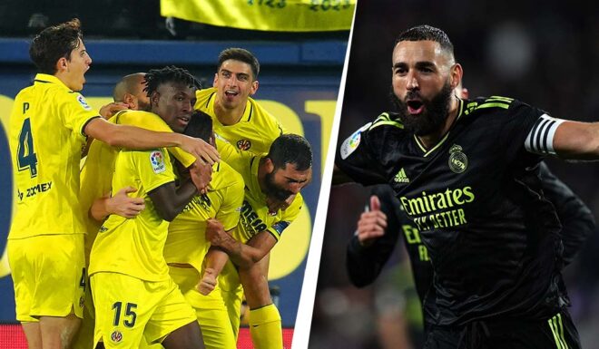 Villarreal Real Madrid Karim Benzema Villarreal Real Madrid Karim Benzema