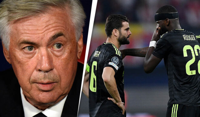 Carlo Ancelotti Nacho Rüdiger Carlo Ancelotti Nacho Rüdiger