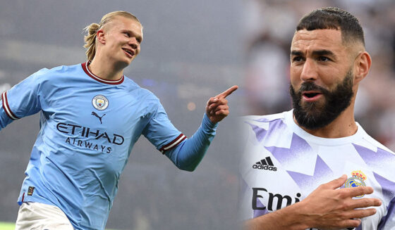 Erling Haaland Karim Benzema