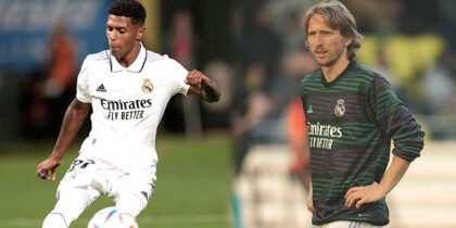 Vinicius Tobias Luka Modric Real Madrid