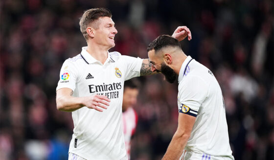 Toni Kroos Karim Benzema Real Madrid
