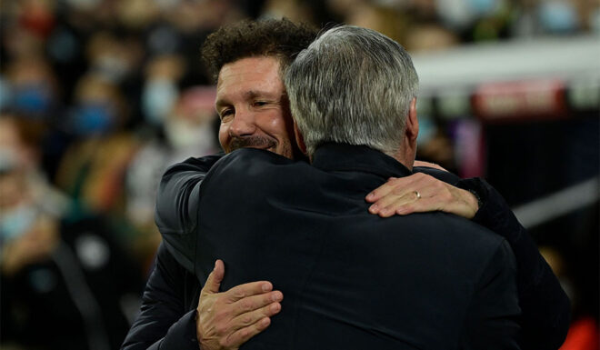 Diego Simeone Carlo Ancelotti Real Madrid Atlético