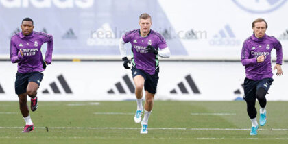 alaba kroos modric training