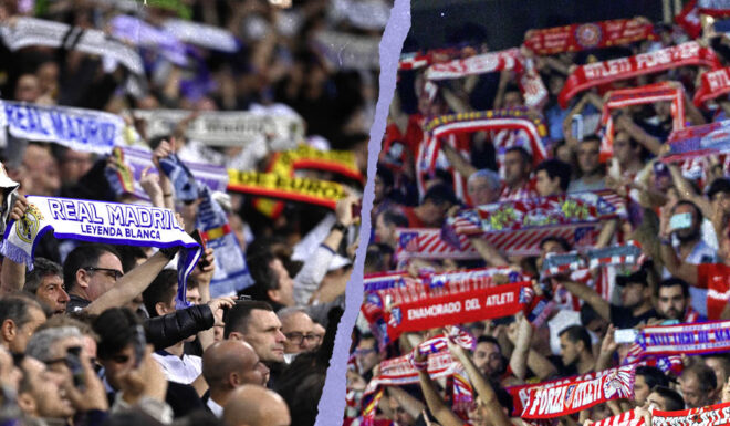 fans real madrid atletico derby fans real madrid atletico derby