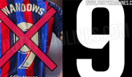 la liga design rückennummer