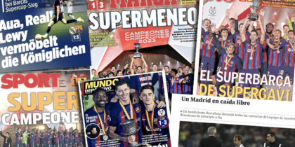 Supercopa Clásico Pressestimmen Real Madrid FC Barcelona