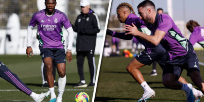 tchouameni carvajal training rmcom